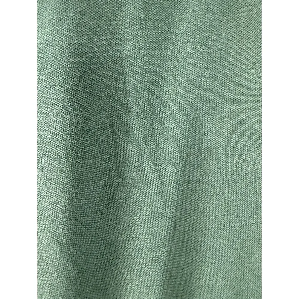 Ralph Lauren Chaps Size L Minimalist Casual Polo Shirt Green Short Sleeve Collar